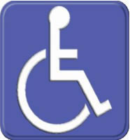 Behindert Schild
